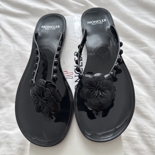 Moncler sandali infradito nero - moncler,