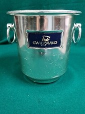 CINZANO VINTAGE SECCHIO SECCHIELLO PORTA GHIACCIO ICE BUCHET EPOCA PUBBLICITARIO