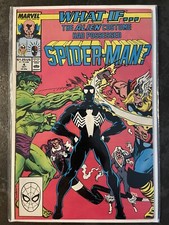 Marvel Comics WHAT IF…#4 “The Alien Costume Possessed SPIDER-MAN?” VF 1989