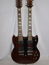 Chitarra doppio manico Luthier Made EDS 1275 Seymour Duncan Schaller Old Woods Tone
