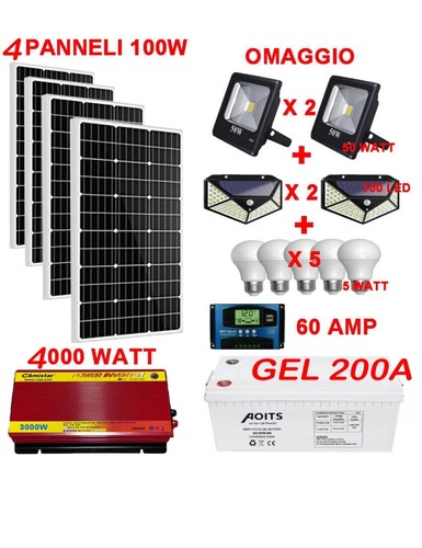 Kit fotovoltaico 3kw - fotovoltaico,