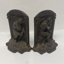 Vintage Coppia Di Portalibri