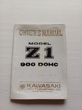 Kawasaki 900 Z1 Testanera 1972 manuale uso manutenzione INGLESE originale