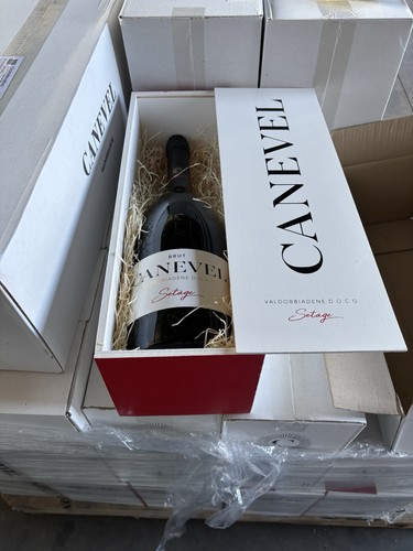 Bottiglia prosecco caneval - bottiglia, di