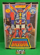 Vintage Robot BRYGER DX Galaxy Cyclone Die-Cast TAKATOKU 1982 Macau, Ceppi Ratti