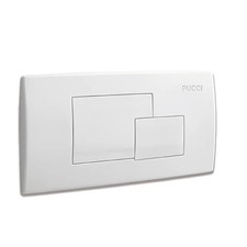 Placca di comando Pucci Eco 80005410 bianca per cassetta Pucci Eco Rame