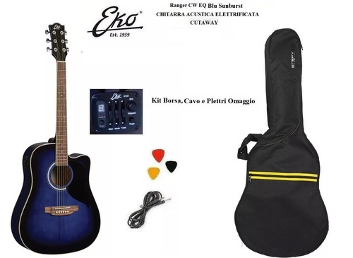 Eko ranger blu sunburst - eq,