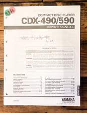 Yamaha CDX-490 CDX-590 Lettore