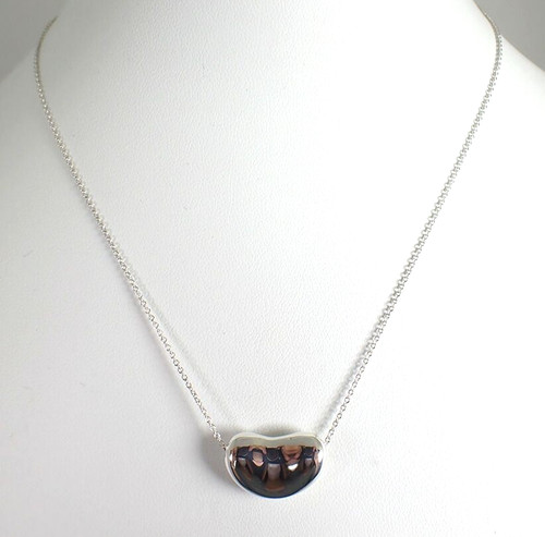 Collana con ciondolo fagiolo