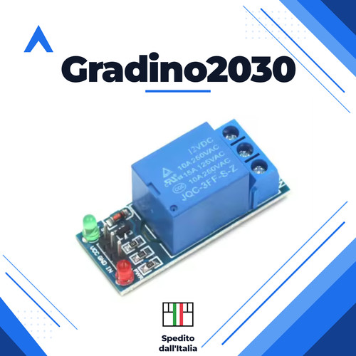 Modulo relè 12v canale - 1,