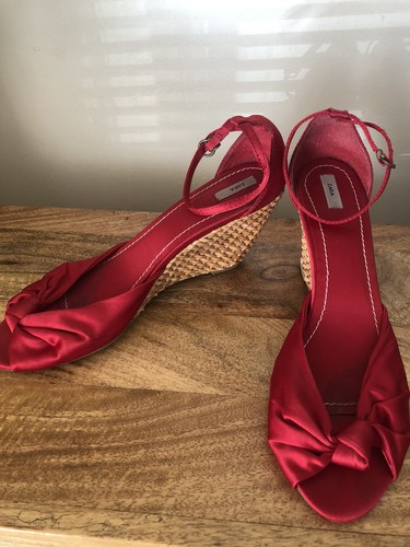 Zara eur41 rosso - zara, raso