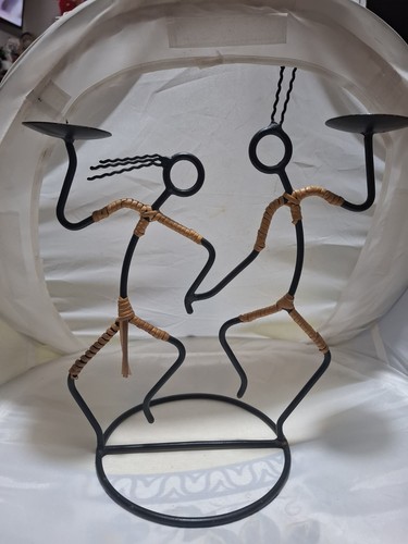 Candelabro etnico vintage - candelabro,