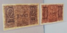 UNA E DUE LIRE IMPERO  -