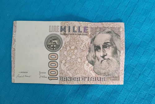 Banconota 1000 lire marco polo - banconota,