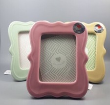 Cuorematto portafoto porcellana vari colori disponibili misura int 6 x 8 cm