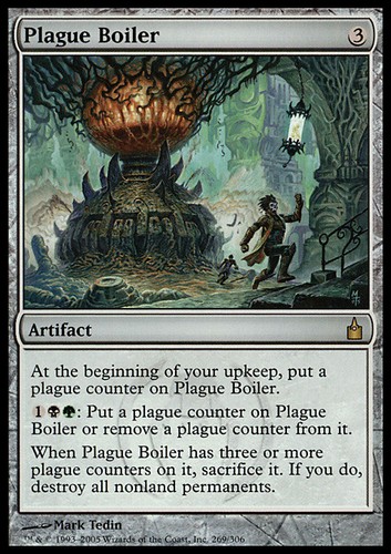 Mtg plague boiler - exc,