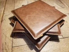 Cuscino per sedia in pelle