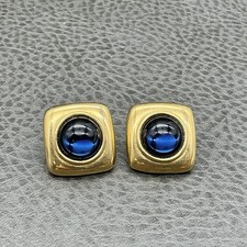 Orecchini Monet tono oro blu