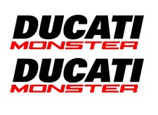 2 Adesivi DUCATI MONSTER old