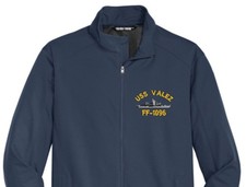 Giacca morbida USS VALDEZ FF-1096.  Nuovo.  US Navy