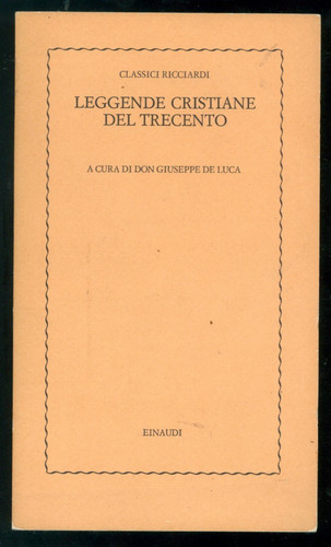 Leggende cristiane del - leggende,