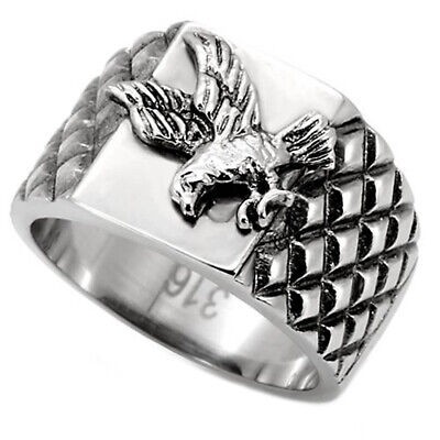 Anello aquila volante navy - aquila, us
