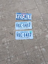 Lotto N 3 Targhe Americane 