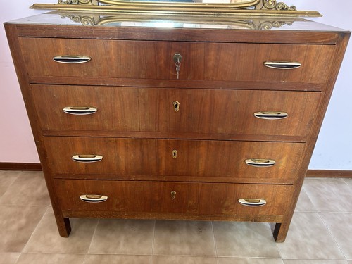 Cassettone legno marrone 4 - cassettone,