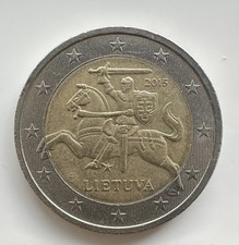 ⭐️?? Moneta 2 euro 2015 Lituania Circolata ⭐️