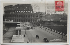 Cartolina Roma Italia Via