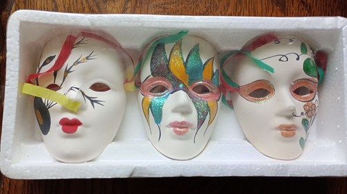 Piccole maschere ceramica - 3,