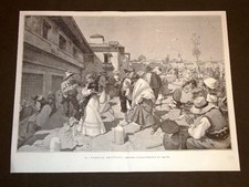 La Pasqua nel 1907 La Domenica dell'Ulivo Composizione di Riccardo Pellegrini