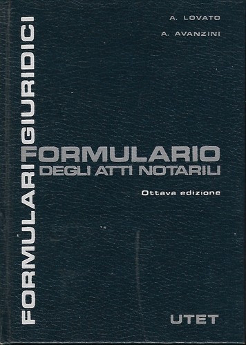 Formulario degli atti notarili