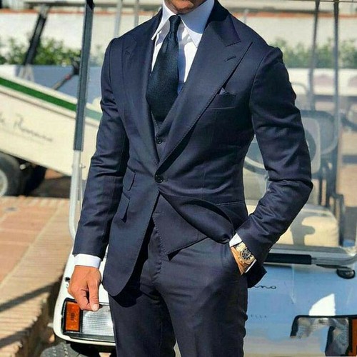 Uomo blu abito firmato - uomo,