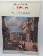 Puccini Il Tabarro partitura