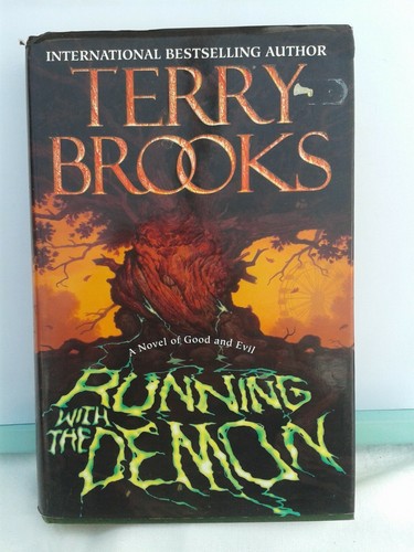 Terry brooks running with the - brooks.,