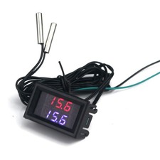 TERMOMETRO Auto 12V 24V DOPPIO