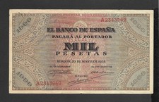 1000 pesetas 1938 - 1000,