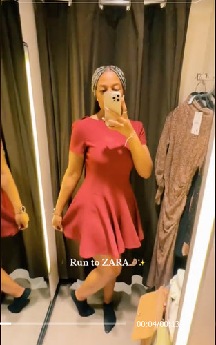 Abito corto zara nuovo con - corto,