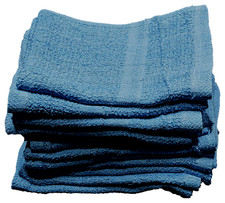 Panno Pulizia 12x12 Blu 100%