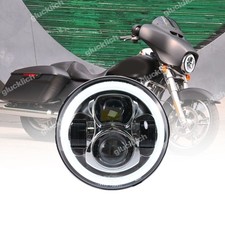 Faro proiettore moto 7" led