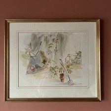 Antica scena di giardinaggio