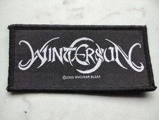 WINTERSUN  Patch Original 2005 Vintage LOGO Aufnäher 10x5cm Melodic Death Metal