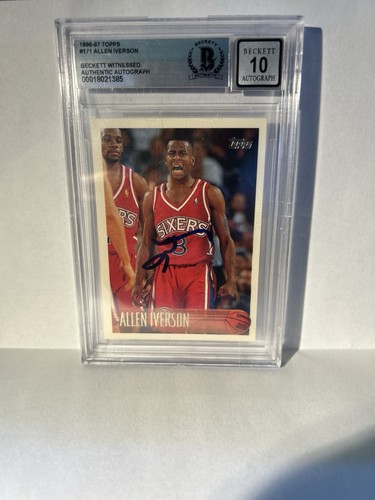 Carta nba 1996 topps allen - nba,