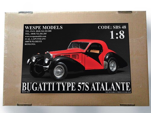 Kit bugatti tipo - 1:8, 57s