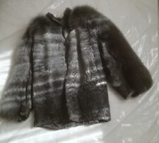 Pelliccia corta astracan e volpe della grigia groenlandia tg. 44/46