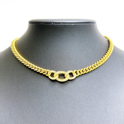Collana catena dior tono oro - dior,