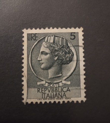 Francobollo lire - francobollo, 5