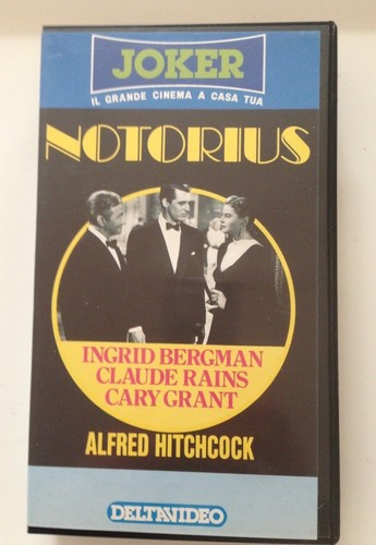 Film vhs notorius alfred - vhs,