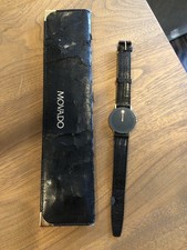 Orologio da Polso Movado Museum 87-40-882 Ultra Sottile 30,5 mm Acciaio Nero/PVD Quarzo